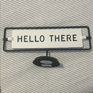 Hello There Wall Decor Sign